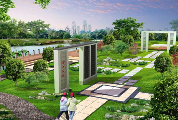 校園文化廣場設計-中學校園文化景觀設計-.